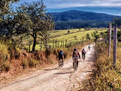 family cycling holiday