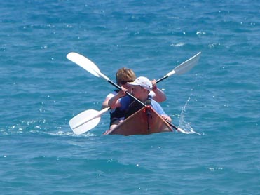 sea kayaking