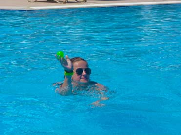 children in swimming pool